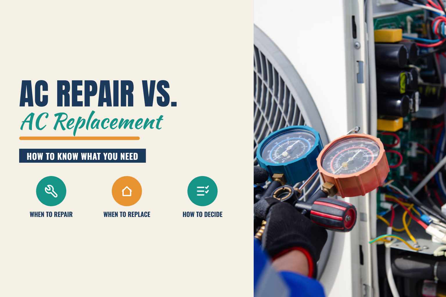 AC Repair vs AC Replacement - On Point Air Conditioning