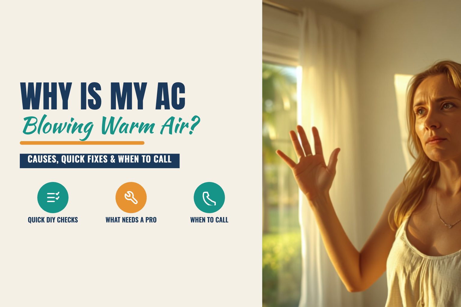 Why Is My AC Blowing Warm Air - On Point Air Conditioning